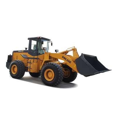 China Manufacturer 5 Ton 3m3 Bucket Capacity Wheel Loader SWL50E With CUMMINS Engine For Sale